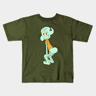 Squidward Tentacles Kids T-Shirt